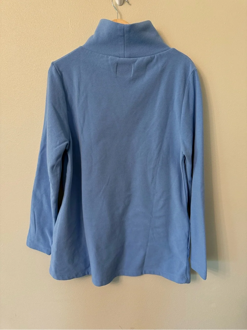 Dudley Stephens Cobble Hill Turtleneck Fleece Tunic Blue XL